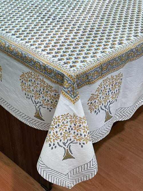 Tokai Home Premium Florentina Hand-block print Table Cloth