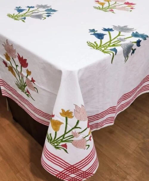 Tokai Home Premium Nemesia Hand-block print Table Cloth