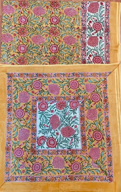 Tokai Home Clivia Single Bed Hand block printed, Reversible Dohar