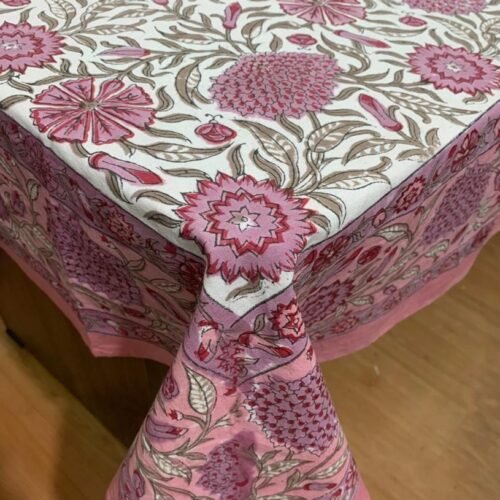 Tokai Home Premium Cape Hand-Block Print Table Cloth