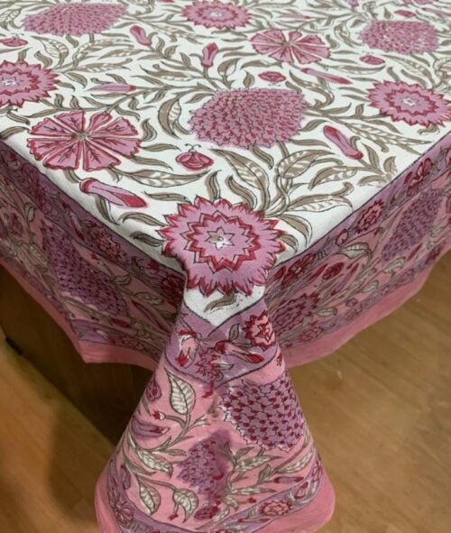 Tokai Home Premium Cape Hand-Block Print Table Cloth