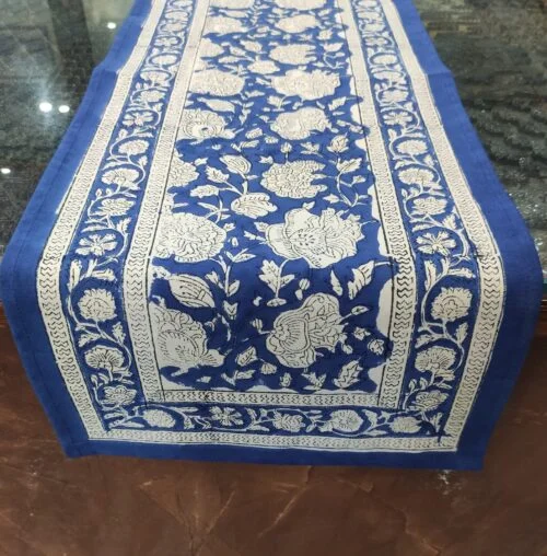 Tokai home Hand block printed Table Runner 7