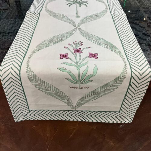 Tokai home Hand block printed Table Runner 8