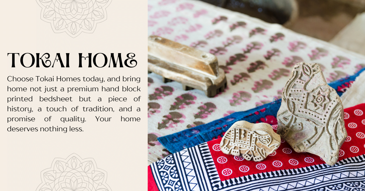 tokai home doing hand block printing